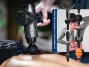 Pistolet do masażu masażer blow wave 4000 + 10 końcówek + walizka