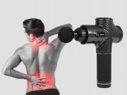 Pistolet do masażu masażer blow wave 4000 + 10 końcówek + walizka
