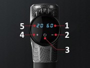 Pistolet do masażu masażer blow wave 4000 + 10 końcówek + walizka
